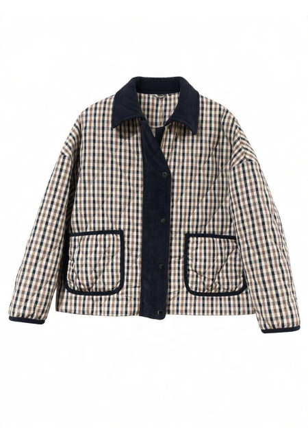 CHAQUETA CUADROS  ACOLCHADA
