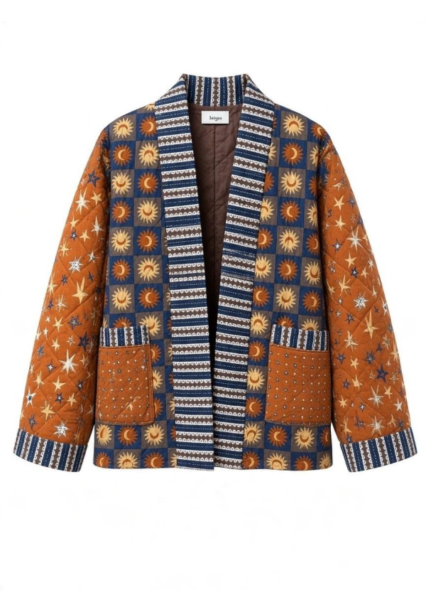 CHAQUETA ESTAMPADA
