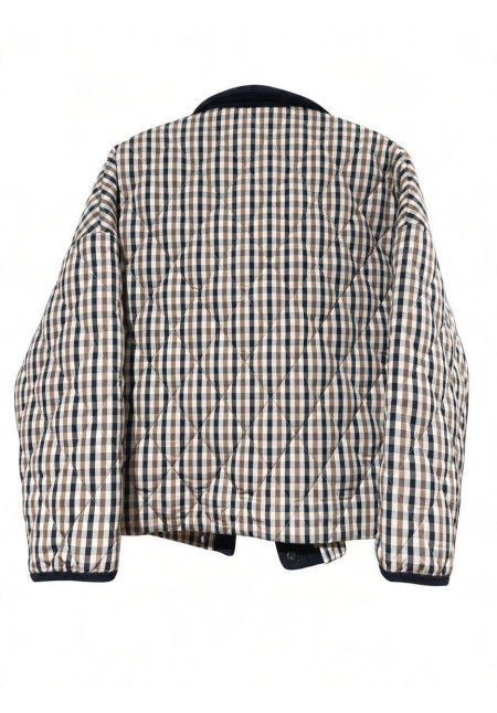 CHAQUETA CUADROS  ACOLCHADA
