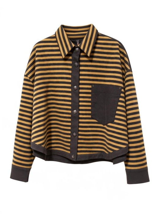 CHAQUETA RAYAS C/ CUELLO