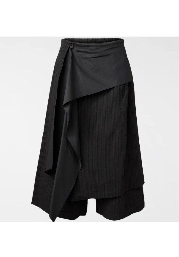 WT PANTALON FALDA PAREO NEGRO